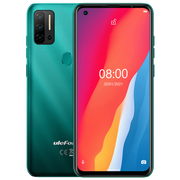 UleFone Note 11P Smartphone Android 11, 8GB, 128GB, Dual-SIM, Face-ID Black