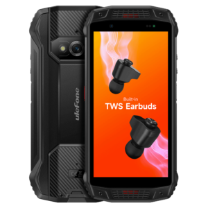 UleFone Armor 15 Rugged Phone, Built-in Earbuds