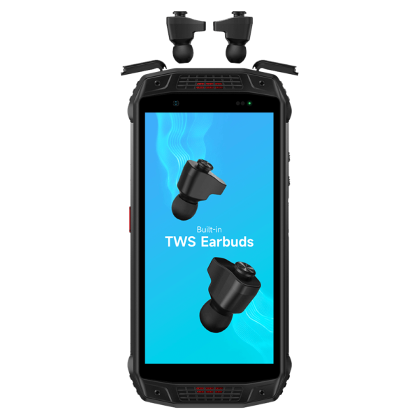 UleFone Armor 15 Rugged Phone, Built-in Earbuds
